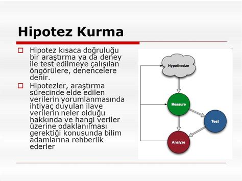 Bilgi Üzerine: Deney ve Hipotez Perspektifi