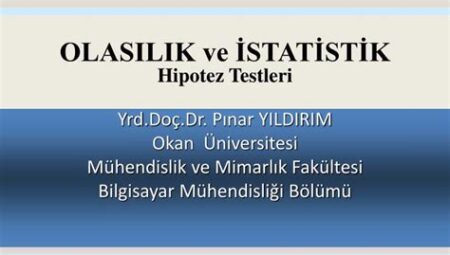 Bilgi Üzerine: Hipotez ve Istatistik Perspektifi